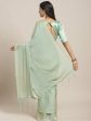 Saree Mall Women Olive Solid Saree Supply