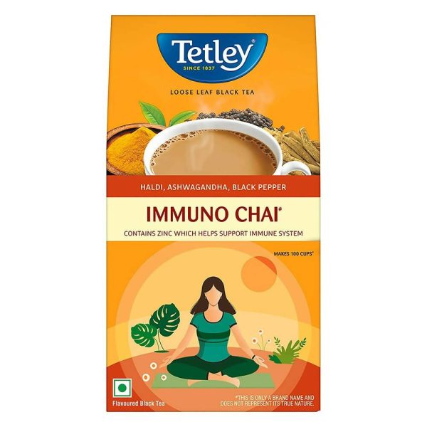 Tetley Immuno Chai Loose Leaf Flavoured Black Tea For Cheap