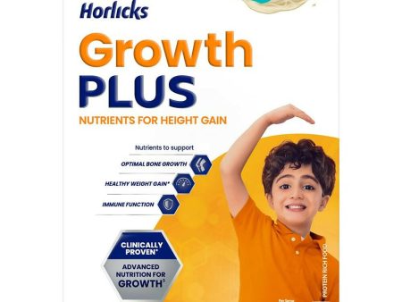 Horlicks Growth Plus Health & Nutrition Drink for Kids Faster Growth with Protein Hot on Sale