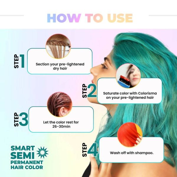 Anveya Semi Permanent Hair Color - Havana Teal on Sale