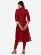 HERE&NOW Ethnic Motifs Yoke Design Kurta Online Hot Sale