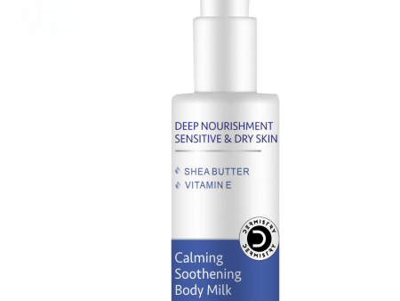 Dermistry Sensitive & Dry Skin Care Calming Soothing Body Milk Lotion Shea Butter & Vitamin E Fashion