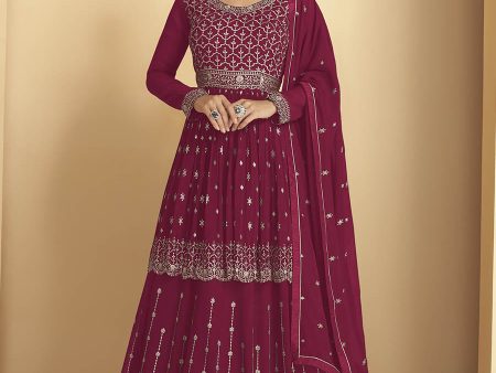 Myra Rani Georgette Embroidered Sharara Suit For Cheap