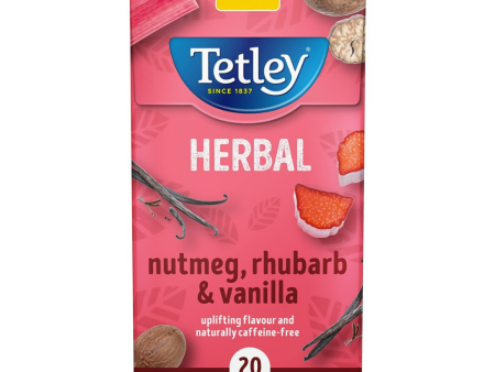 Tetley Vanilla, Nutmeg & Rhubarb Tea Bags Sale