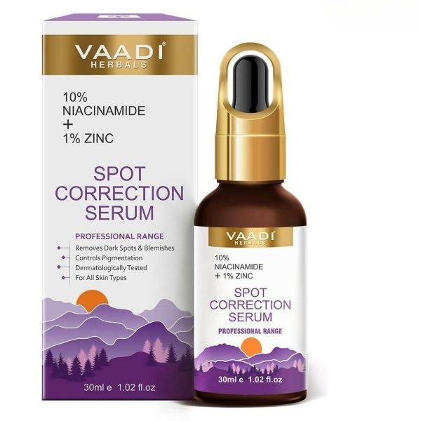 Vaadi Herbals Spot Correction Serum With 10 % Niacinamide & 1% Zinc For Sale