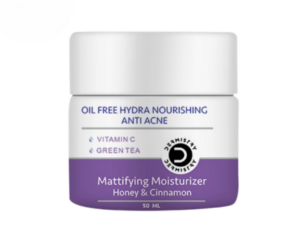 Dermistry Green Tea Vitamin C Oil Free Hydra Nourishing Mattifying Moisturizer Oily Acne Prone Skin Supply