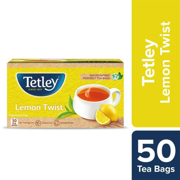 Tetley Lemon Flavoured Tea Bags Online