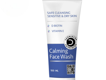 Dermistry Sensitive & Dry Skin Care Calming Soothing Face Wash Safe Cleansing D Biotin & Vitamin E Online Hot Sale