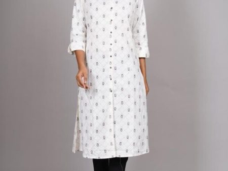 HERE&NOW Geometric Printed Kurta For Cheap