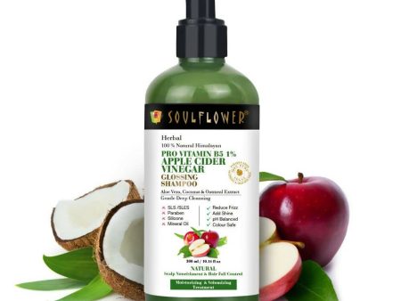 Soulflower Pro Vitamin B5 Apple Cider Vinegar Shampoo Discount