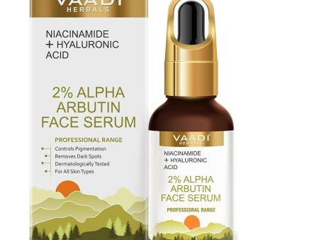 Vaadi Herbals 2% Alpha Arbutin Face Serum With Niacinamide & Hyaluronic Acid Fashion