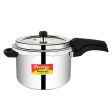 Prestige 6.5 Litres Deluxe Alpha Svachh Induction Base Outer Lid Stainless Steel Pressure Cooker Online now