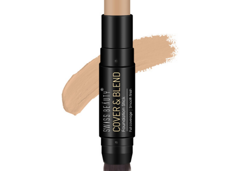 Swiss Beauty Cover & Blend Stick Foundation - 03 Shell Beige Online