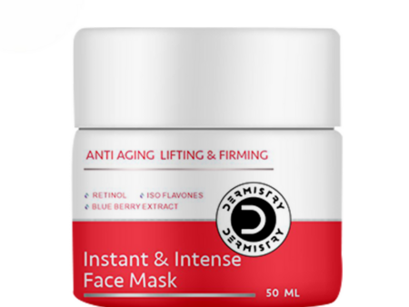 Dermistry Anti Aging Instant Intense Face Mask Retinol Blue Berry Lifting Firming Skin Tightening Online Sale