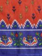 Saree Mall Red & Blue Printed Bhagalpuri Saree Online now