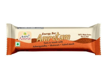 Baps Amrut Energy Bar Amrutam (Nuts & Seeds With Ashwagandha , Shatavari , Safed Musli) on Sale