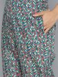 HERE&NOW Floral Printed Regular Kurta with Palazzos on Sale