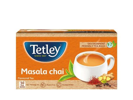 Tetley Masala Chai With Natural Flavour Black Tea Bags Online Hot Sale