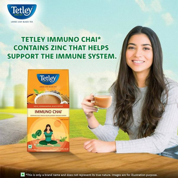 Tetley Immuno Chai Loose Leaf Flavoured Black Tea For Cheap