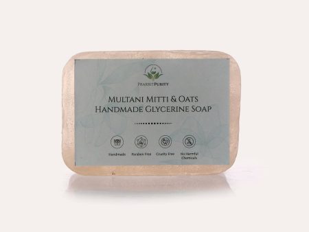 PrakritPurity Multani Mitti & Oats Handmade Glycerine Soap Sale