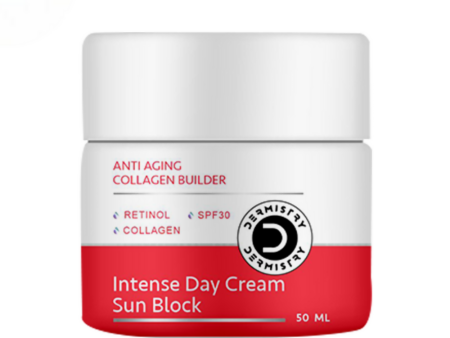 Dermistry Anti Aging Collagen Builder SPF30 Retinol Hyaluronic Acid Nourishing Age Protect Day Cream Hot on Sale