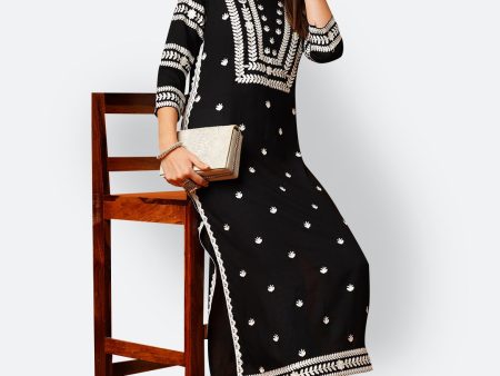 Kalini Ethnic Motifs Embroidered Kurta Cheap