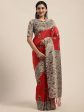 Saree Mall Red Art Silk Sarees Hot on Sale