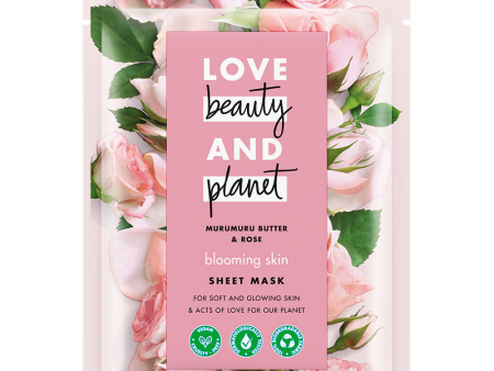 Love Beauty And Planet Murumuru Butter & Rose Sheet Mask For Sale