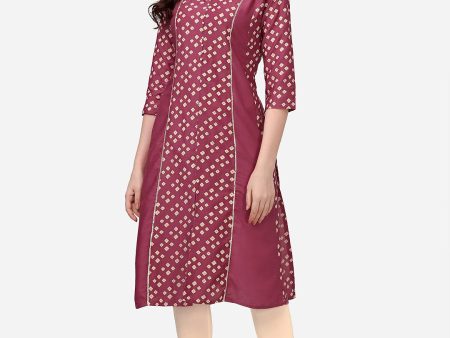 HERE&NOW Bandhani Printed Kurta For Discount