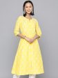 HERE&NOW Ethnic Motifs Printed A-Line Kurta Online Hot Sale