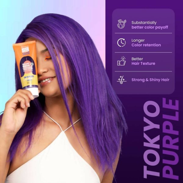 Anveya Semi Permanent Hair Color - Tokyo Purple Discount