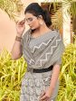 Saree Mall Striped Art Silk Taant Sarees Online now