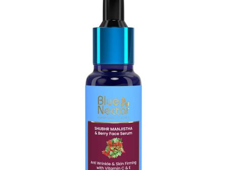 Blue Nectar Manjistha & Berry Face Serum with Vitamin C & E Online now