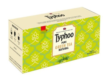 Typhoo Pure Natural Green Tea Bags Supply