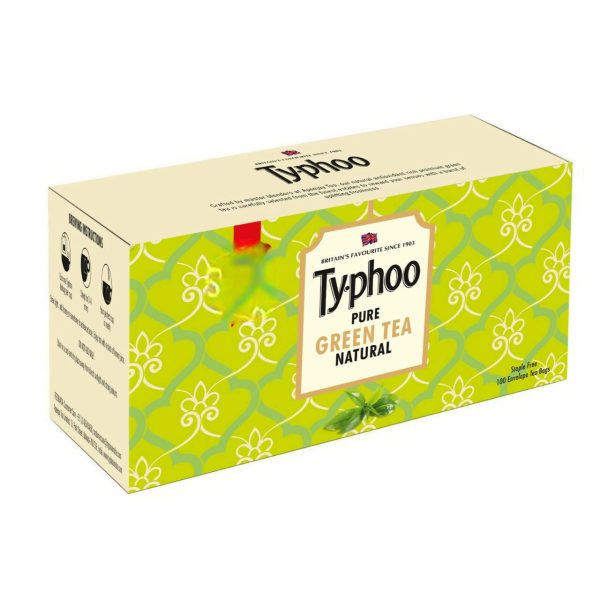 Typhoo Pure Natural Green Tea Bags Supply