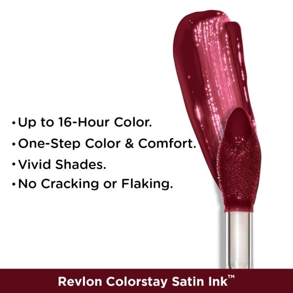 Revlon Colorstay Satin Ink Liquid Lip Color - Partner In Wine Cheap