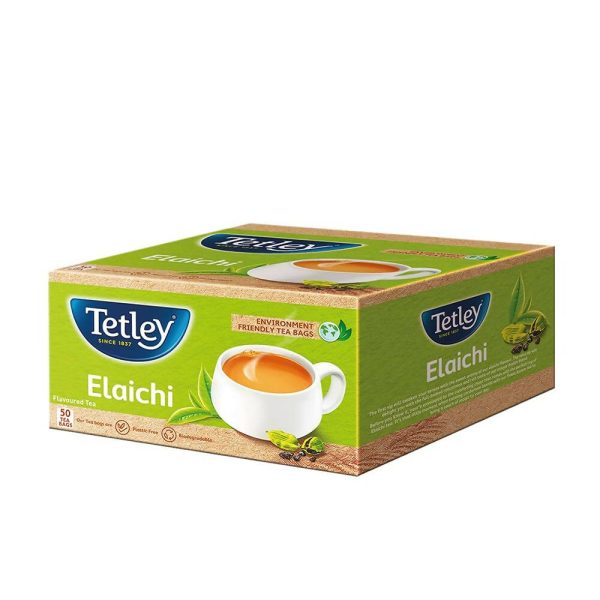 Tetley Elaichi Flavoured Chai - Black Tea, Every Sip Will Awaken Your Senses Supply