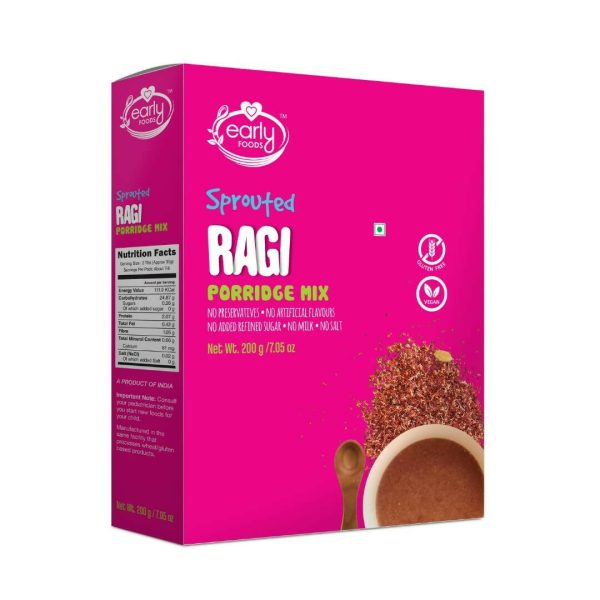 Early Foods Organic Sprouted Ragi Porridge Mix Supply