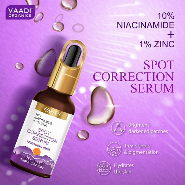 Vaadi Herbals Spot Correction Serum With 10 % Niacinamide & 1% Zinc For Sale