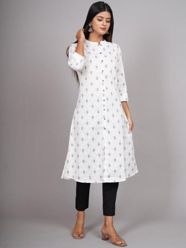 HERE&NOW Geometric Printed Kurta For Cheap