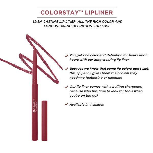 Revlon Colorstay Lip Liner Pencil - Wine Cheap