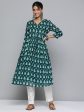 HERE&NOW Floral Printed Pure Cotton Kurta Online Sale