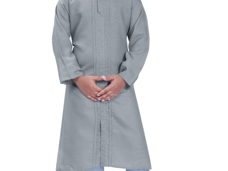 DEIANA S Casual Designer Kurta Pyjama Set For Boys And kids (Dark Grey) Discount