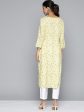 HERE&NOW Floral Printed Gotta Patti Kurta For Cheap