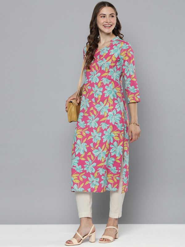 HERE&NOW Floral Printed Kurta Sale