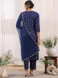 Anubhutee Ethnic Motifs Embroidered Regular Gotta Patti Kurta With Trousers & Dupatta Online Hot Sale