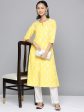 HERE&NOW Ethnic Motifs Printed A-Line Kurta Online Hot Sale