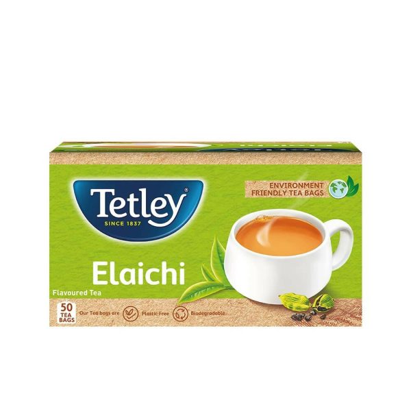 Tetley Elaichi Flavoured Chai - Black Tea, Every Sip Will Awaken Your Senses Supply