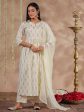 Anubhutee Ethnic Motifs Pure Cotton Kurta & Palazzos With Dupatta Fashion