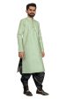 DEIANA S Fancy Black Dhoti Embroidery kurta Set For Men s (Pista) Online Sale